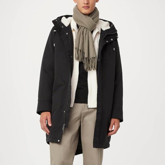 Frank And Oak The Alpine Parka in Black Size S - Picture 1 of 3